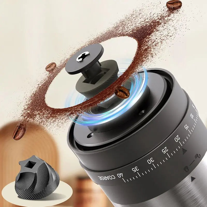 BrewMaster™ Adjustable Burr Coffee Grinder | 40-Level Precision