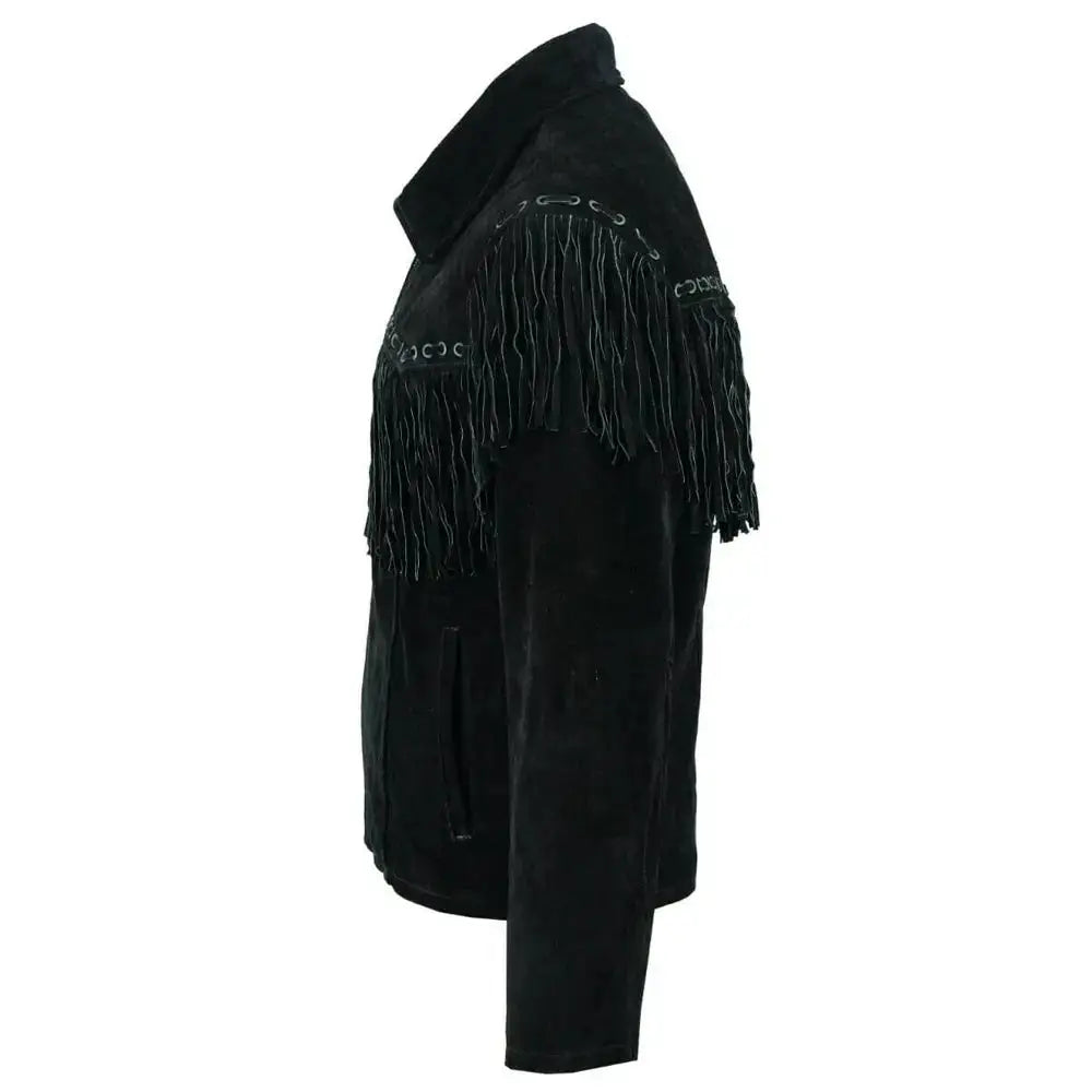 Men's Suede Leather Western Jacket