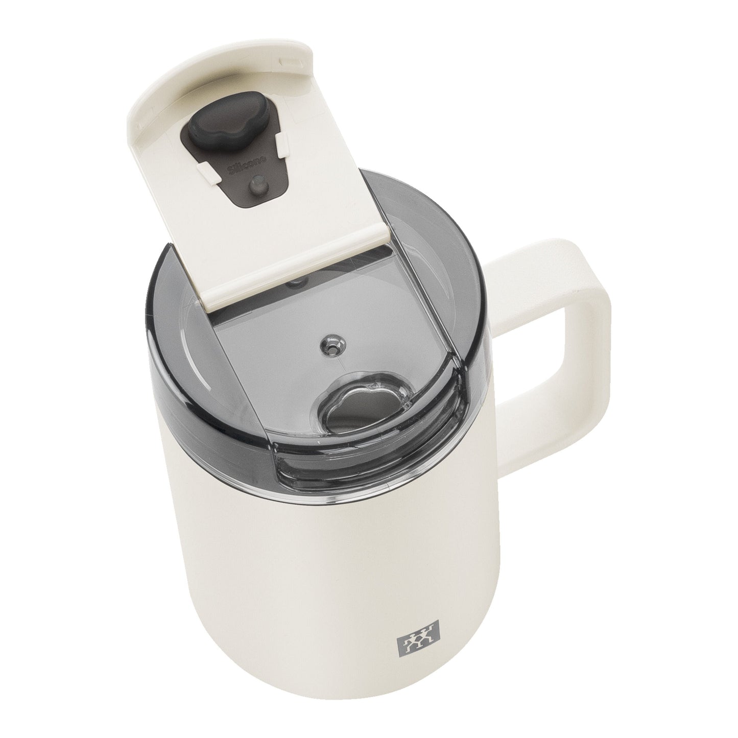 ZWILLING Thermo Plus Thermo Mug, 380 ml, Stainless Steel, Cream