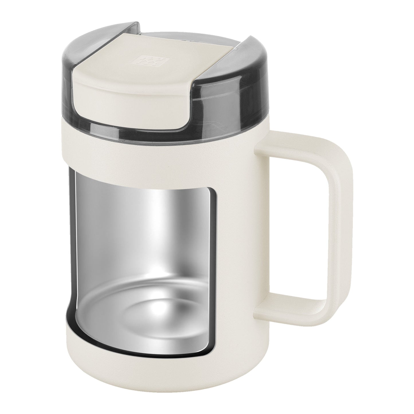 ZWILLING Thermo Plus Thermo Mug, 380 ml, Stainless Steel, Cream