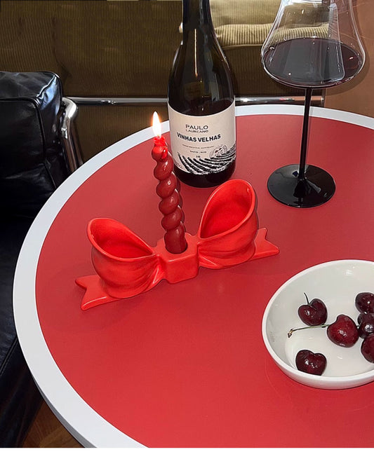 Cute Girl Bow Tie Candle Holder | ImportedPH