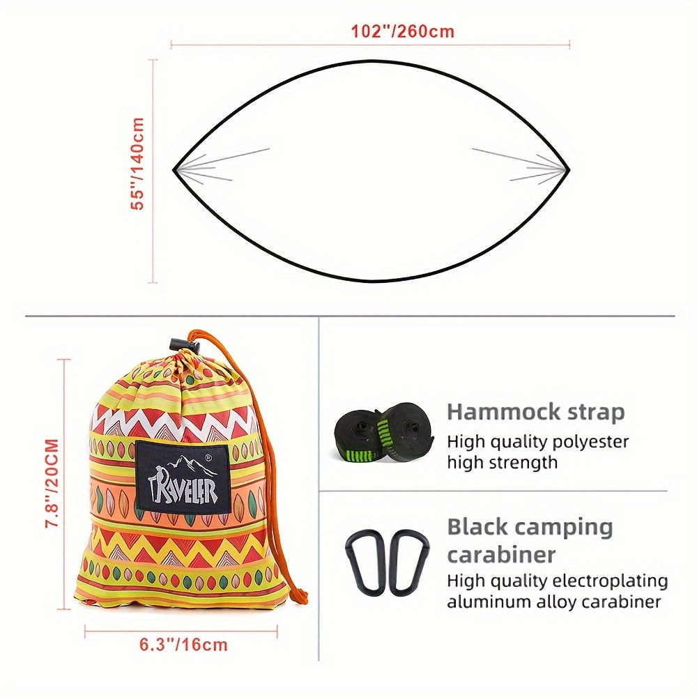 DriftEase™ Bohemian Travel Hammock | Outdoor Comfort Anywhere
