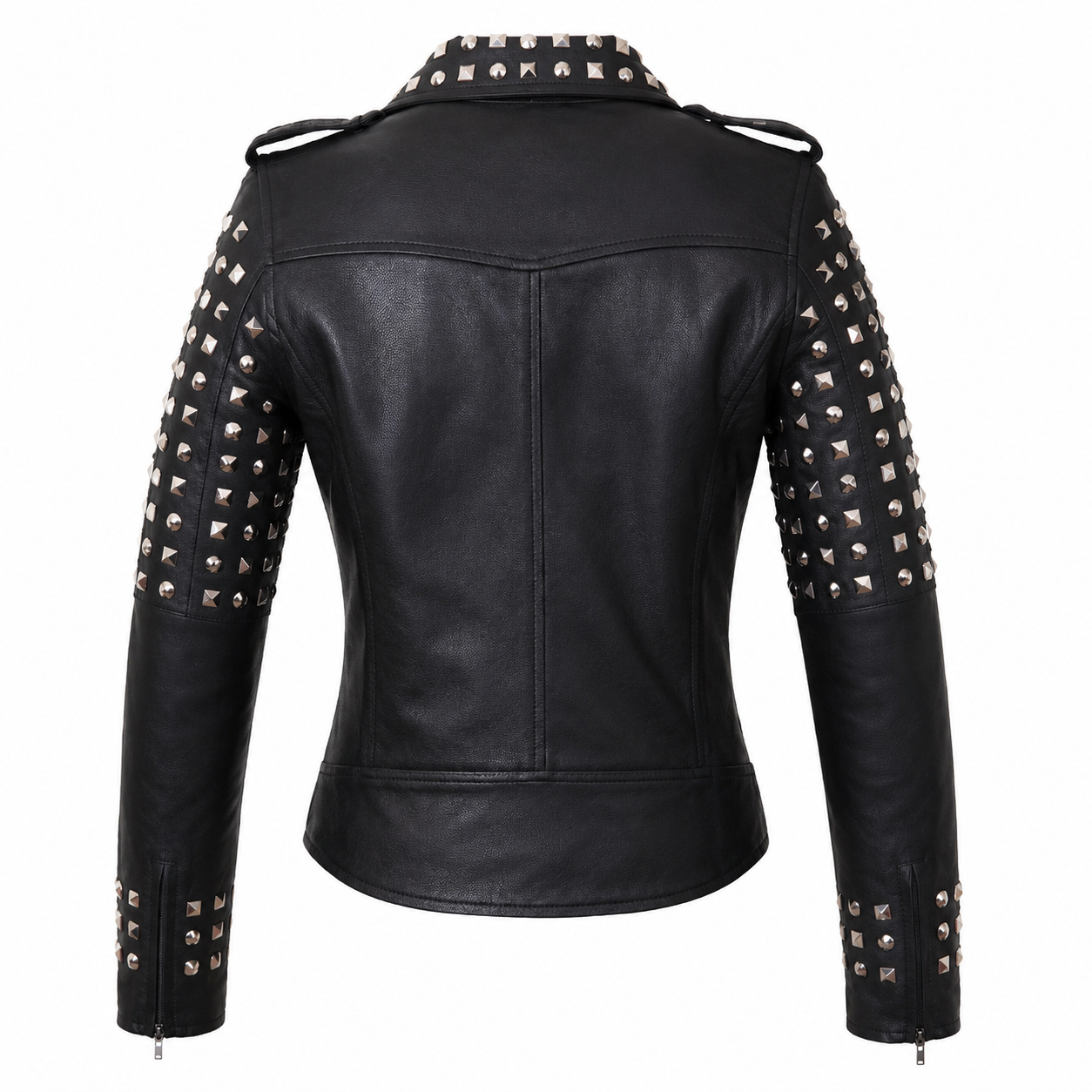 Women’s Studded Leather Jacket