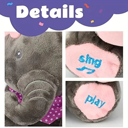 Animated Singing Elephant Plush Toy with Moving Ears | ImportedPH