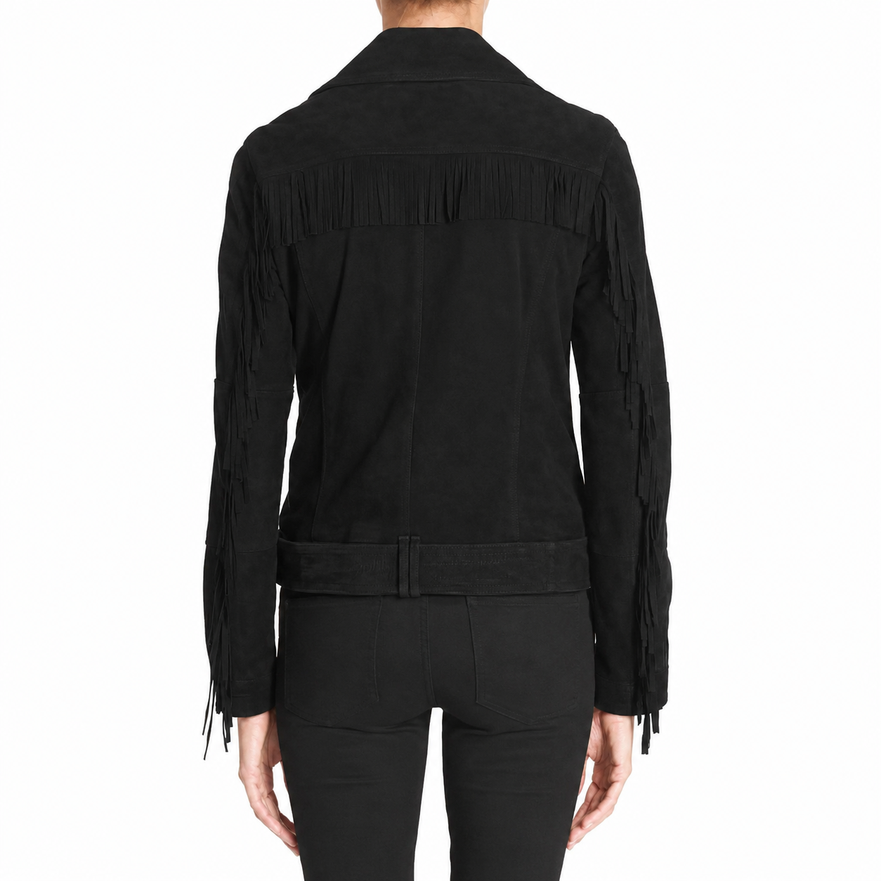 Women’s Nubuck Leather Biker Jacket
