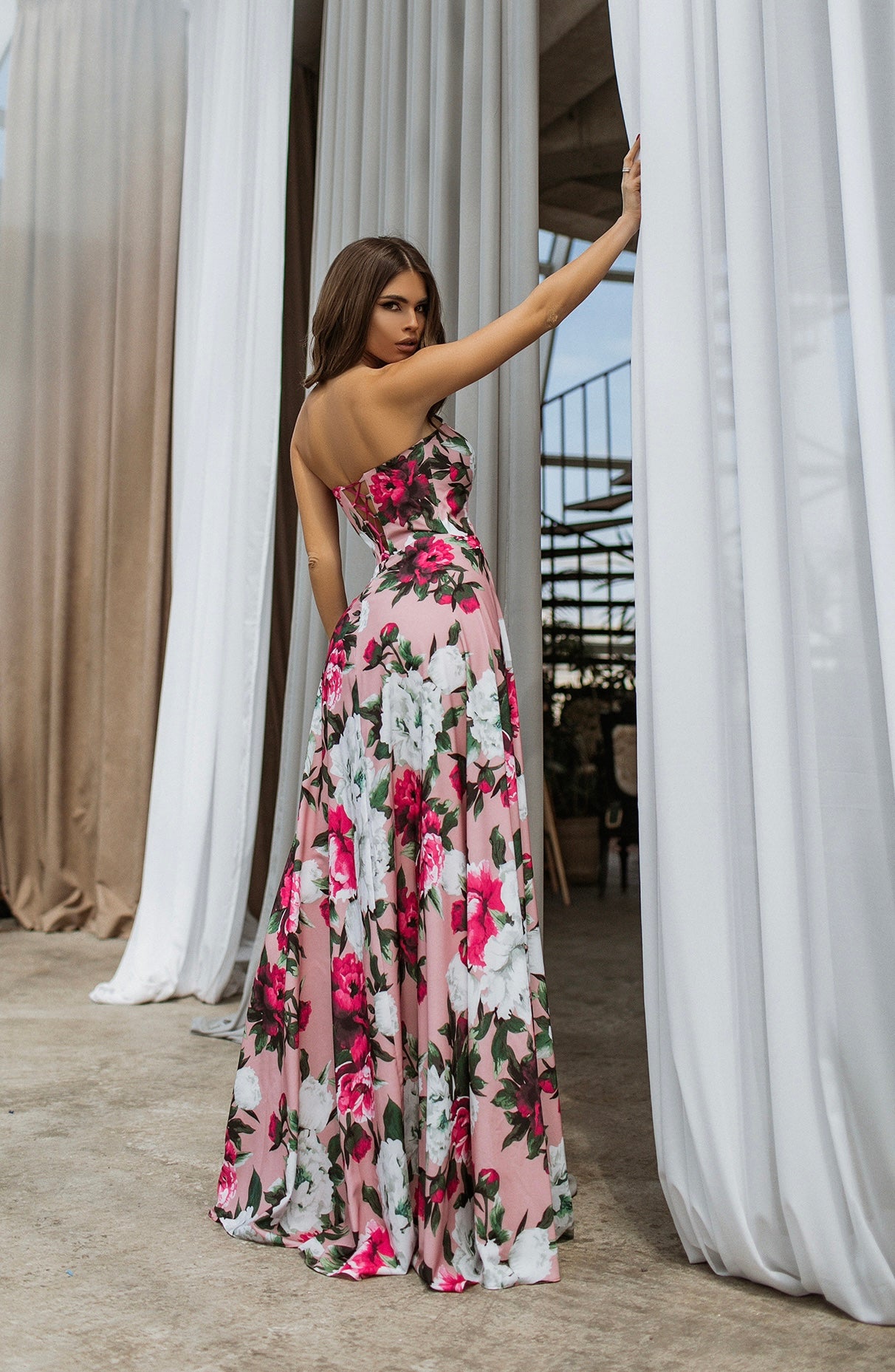 floral maxi dress uk, wedding guests floral dress