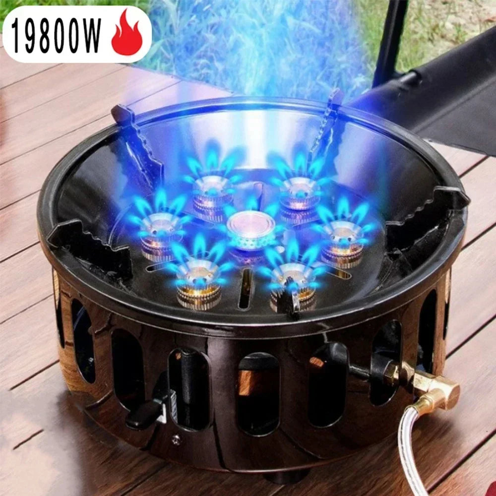 BlazePro™ 19800W Camping Gas Stove | Windproof 7-Core Burner