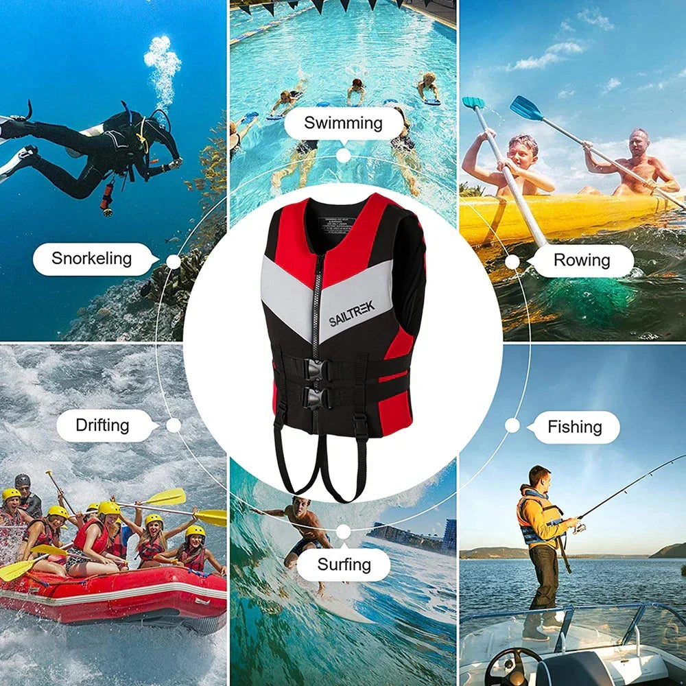 WaveShield™ Neoprene Life Vest | Premium Water Sports Safety