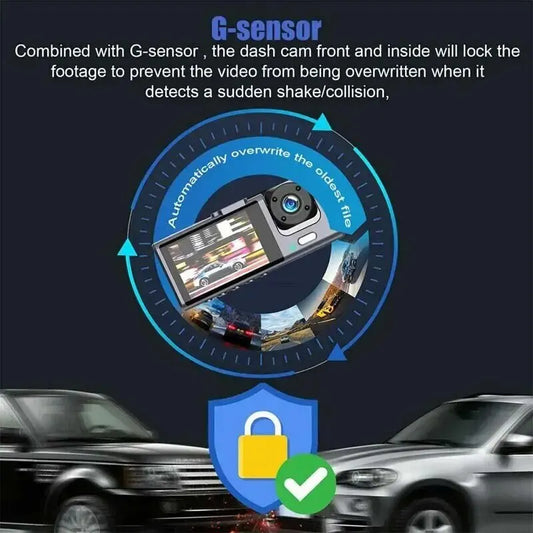 Triple Lens Dash Cam
