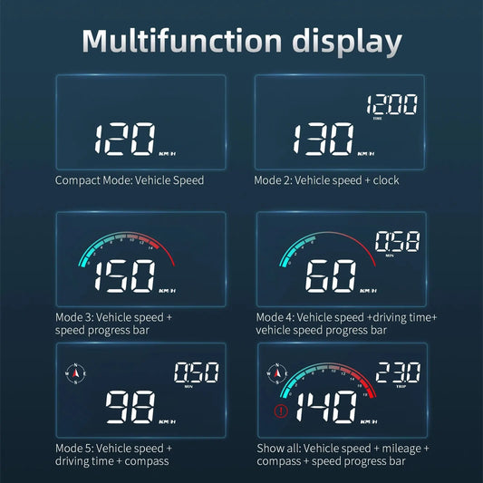 GPS Head-Up Display Speedometer