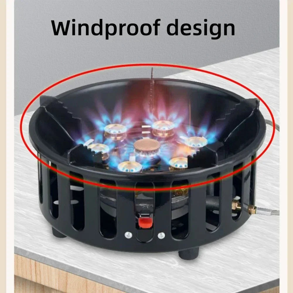 BlazePro™ 19800W Camping Gas Stove | Windproof 7-Core Burner