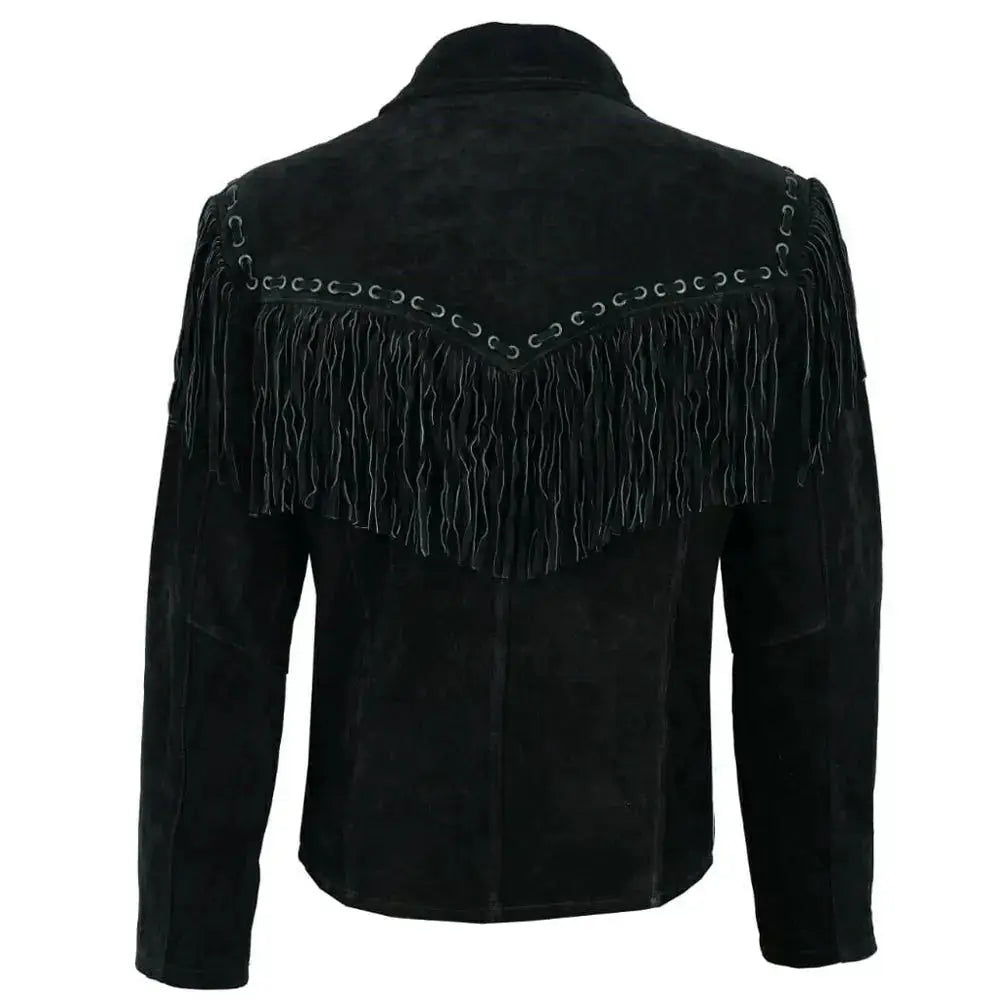 Men's Suede Leather Western Jacket