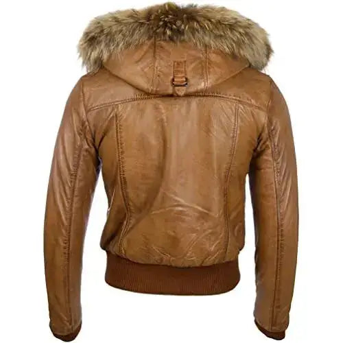 Men’s Nappa Leather Bomber Jacket